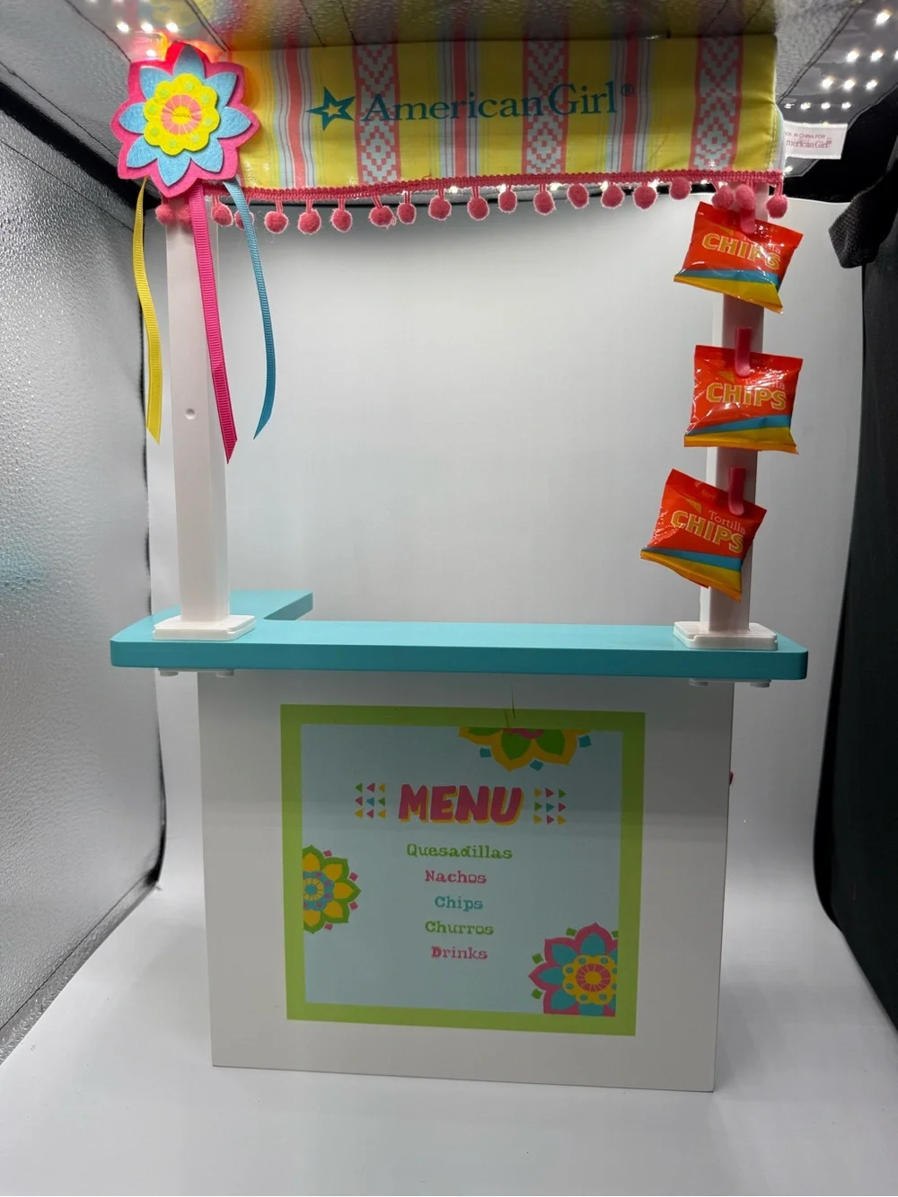 American Girl Truly Me Snack / Taco Stand with Accessories